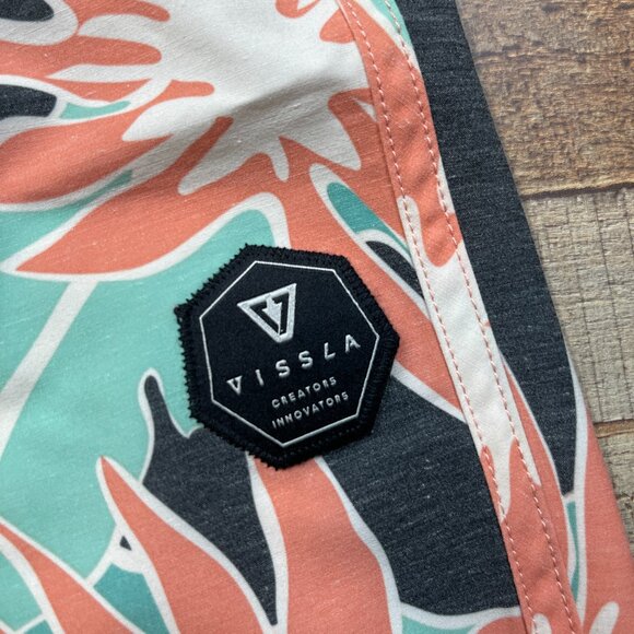 Men's Vissla Quick Dry PFC-Free Swim Trunks size 32 - Picture 2 of 5